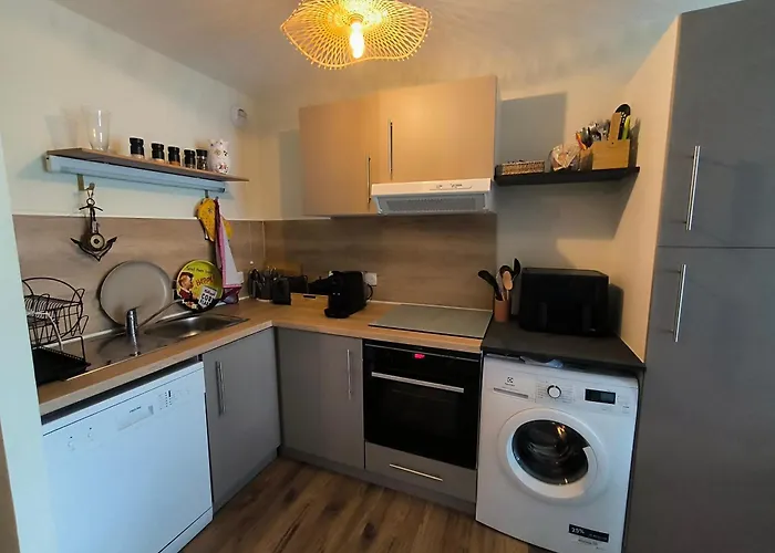 Daire Centre D'arcachon - App 5 Couchages - Parking Arcachon